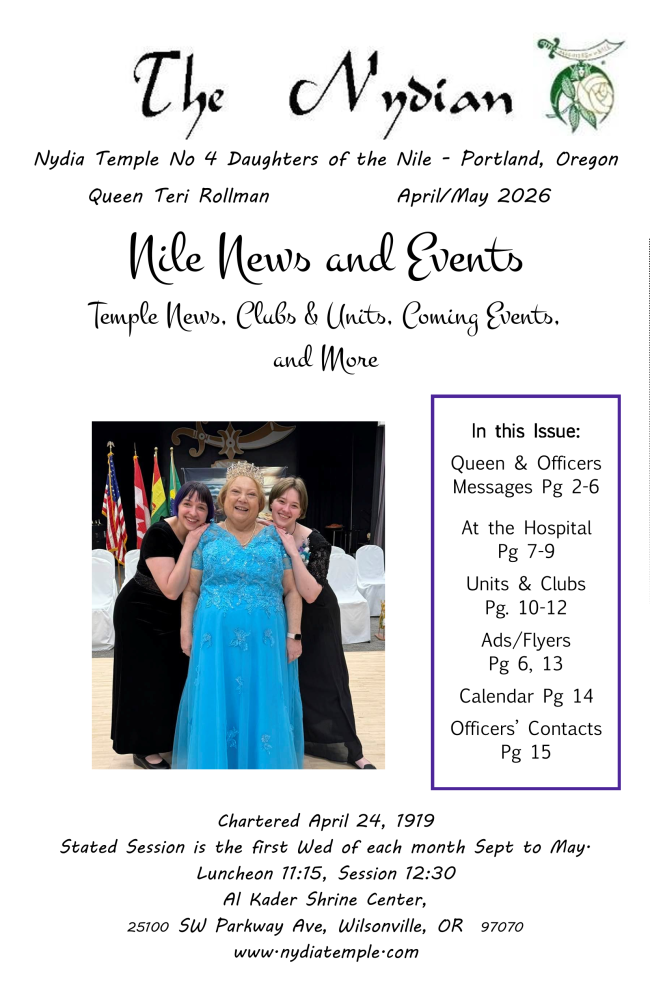 May/June 2026 Newsletter